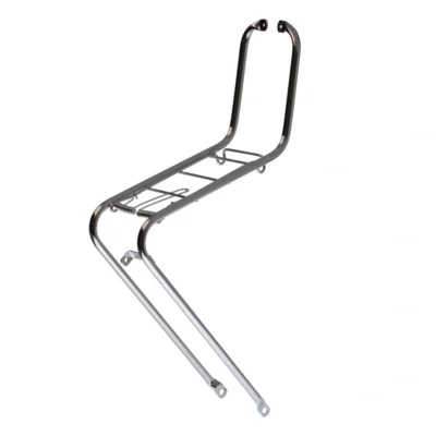 Voordrager retro 26/28" Steco met klapper en veer - chrome