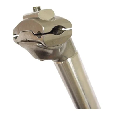 Zadelpen ATB - ø27,8 / 350 mm - aluminium - Zilver