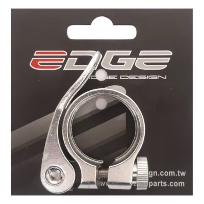 Zadelpenklem Edge ø34.9 aluminium met snelspanner - zilver
