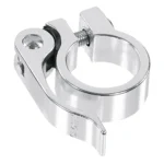 Zadelpenklem Ergotec SCQ-030 ø34,9 aluminium met snelspanner - zilver