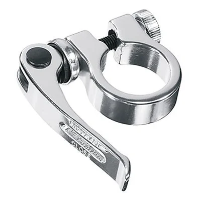 Zadelpenklem Ergotec SCQ-050 ø34.9 met snelspanner - zilver