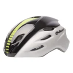 Fietshelm Polisport Aero-R Medium 55-58 cm - mat wit / zwart / fluor geel