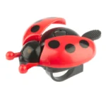 Kinderbel PexKids Lieveheersbeestje met openstaande vleugels - rood/zwart