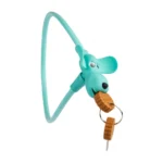 Siliconen fietsslot PexKids Flappie de waakhond 10 x 58 cm - groen