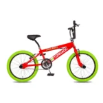 Freestyle BMX 20" Royal-Bugatti - rood met groene banden