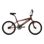 Freestyle BMX 20" Royal Bugatti - donkerbruin mat zwart met zwarte banden
