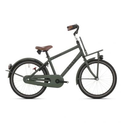 Bikefun Load 20" jongensfiets met remnaaf - mat kaki groen