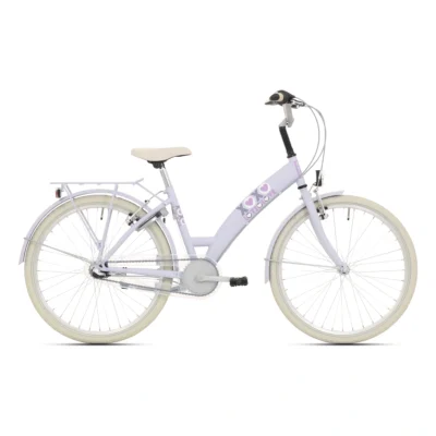 Bikefun 26 inch Meisjes Lots of Love - Nexus 3 - mat violet