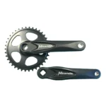 Crankstel Miranda Alfa 1 - 38T - 170mm - 3/32" - Zwart