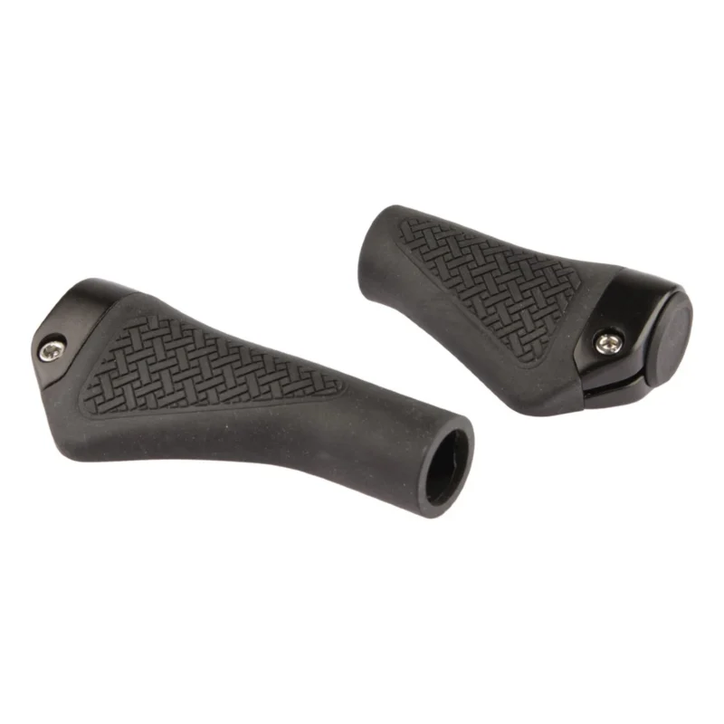 Handvatpaar Mirage Grips in style #45 - 132/100 mm - Lockring - Zwart