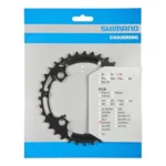 Kettingblad 36T Shimano Deore FC-M590 - Zwart in verpakking