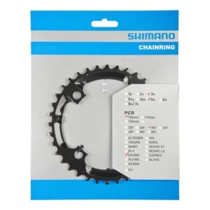 Kettingblad 36T Shimano Deore FC-M590 - Zwart in verpakking