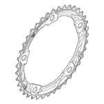 Kettingblad 39T Shimano 105 FC-5703 - Zilver getekend