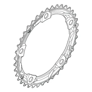 Kettingblad 39T Shimano 105 FC-5703 - Zilver getekend