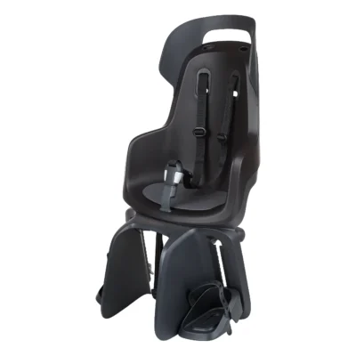 Kinderzitje achter Bobike Go Maxi met dragerbevestiging - urban black