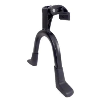 Middenstandaard 28" Edge Double 2-poot 30cm aluminium - zwart