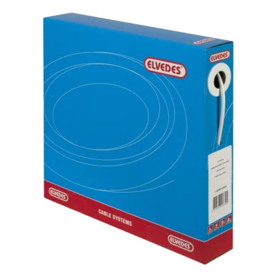 Rem buitenkabel Elvedes met voering ø5,0mm / 30 meter - wit (in een doos)