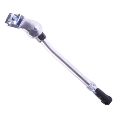 Zijstandaard verstelbaar Simson Quick met 30mm brede plaat - zilver