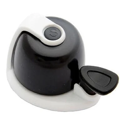 Fietsbel Simson Allure - zwart/wit