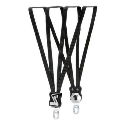 Snelbinder Quattro Simson extra lang met 4 binders - zwart