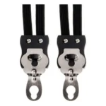 Snelbinder Trio Simson extra kort met 3 binders - zwart