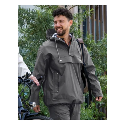 Regenjas Mirage Rainfall Closed Jacket - maat L - gemaakt van polyester soft touch - earl grey