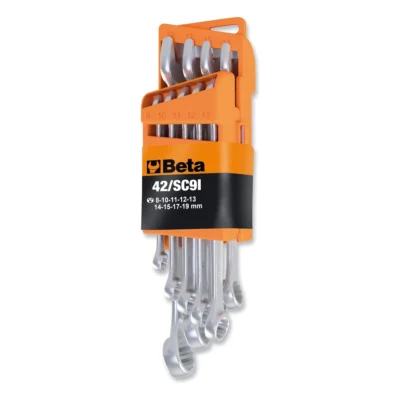 Ringsteeksleutelset Beta Tools 42/SC9I in houder - 9-delig