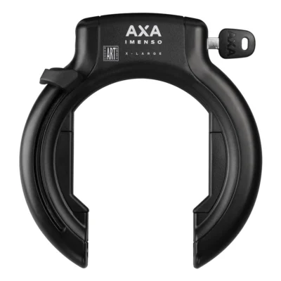 Ringslot Axa Imenso X Large met vaste sleutel - zwart (werkplaatsverpakking)