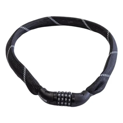 Kettingslot met cijfercode Simson Combo - zwart